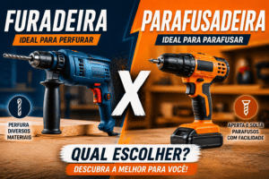 Leia mais sobre o artigo Furadeira e parafusadeira: qual a melhor? Guia prático para escolher