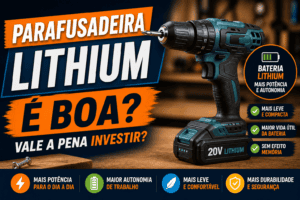 Leia mais sobre o artigo Parafusadeira Lithium é boa? Guia completo para iniciantes e profissionais
